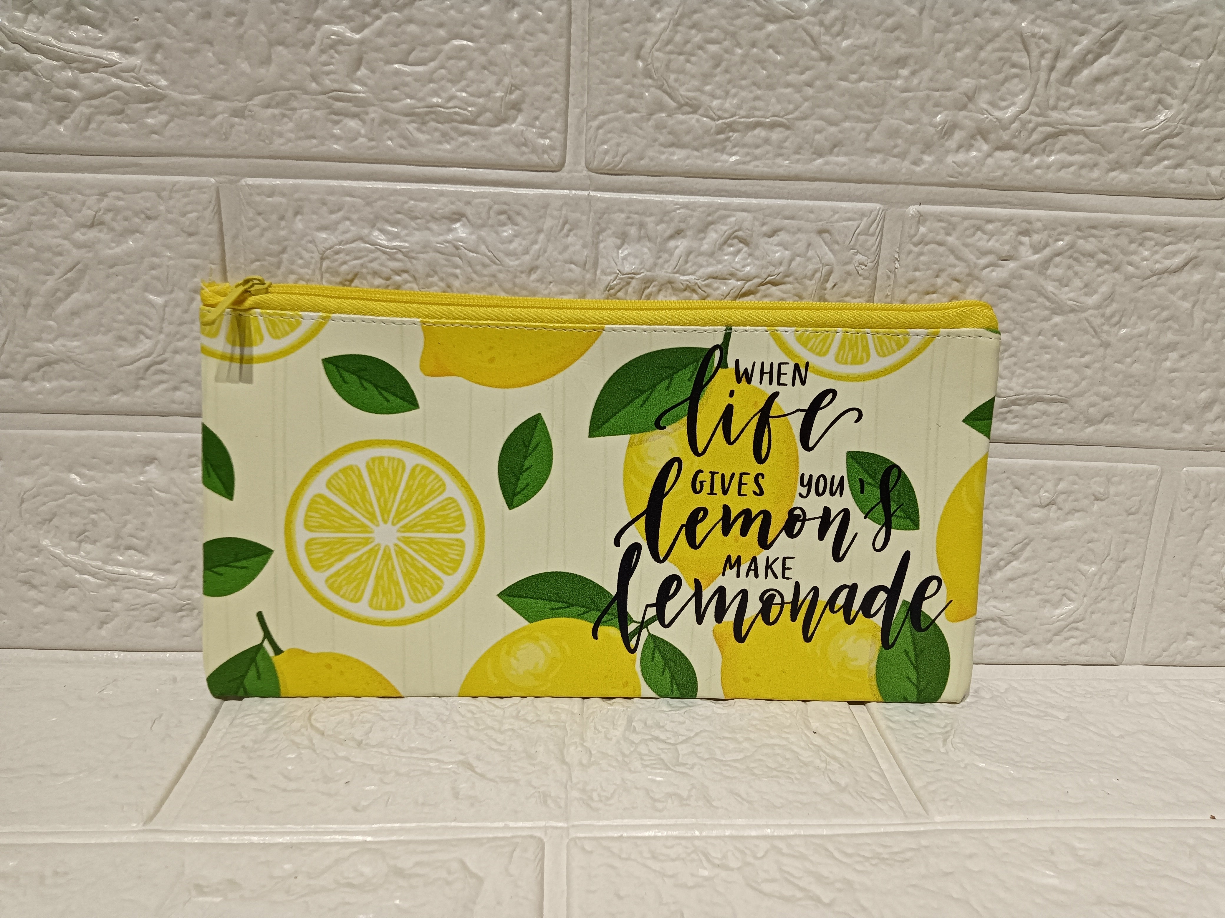 Pencil Pouch With Real Fruit Fragrance